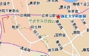 寧波浙江大學科技園地圖