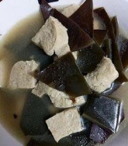 海帶燉凍豆腐