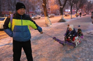 自製聖誕雪橇