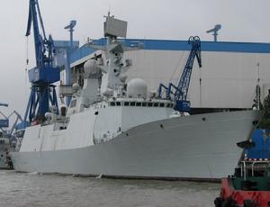 中國海軍最新建造的054A級遠洋護衛艦