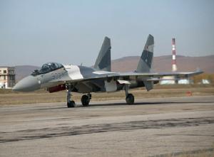 俄羅斯新型蘇-35戰機原型機