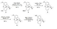 製備二羥基嗎啡的步驟