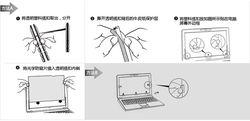 電腦防窺片安裝示意圖