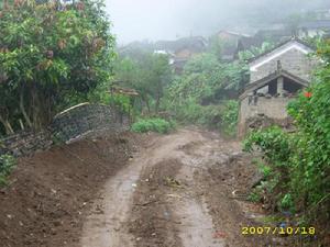 幸福鎮乾坡村進村道路