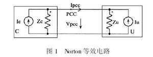 圖1  諾頓等效模型