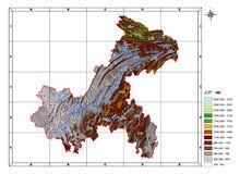 重慶地理圖