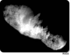 深空1號拍攝的波萊利彗星的圖像