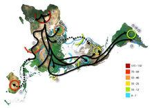 舊石器時代人類遷徙圖