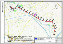 淮安現代有軌電車路線走向