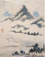 清戴本孝山水冊