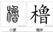 “櫓”的字源演變