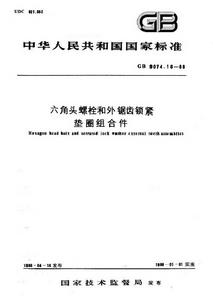 六角頭螺栓和外鋸齒鎖緊墊圈組合件