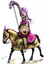 一名羅馬軍隊中的具裝重騎兵軍官