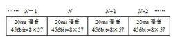 圖4  第一次交織後的各數據塊