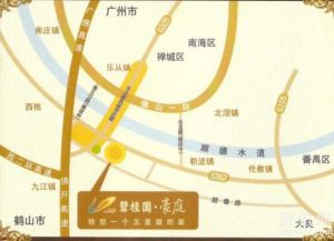 碧桂園豪庭路線圖