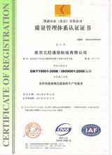 ISO9001質量體系認證證書