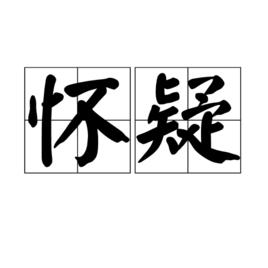 懷疑[漢語詞語]