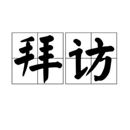 拜訪[詞語概念]