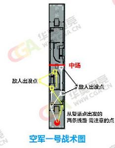 空軍一號戰術圖