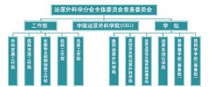 中華醫學會泌尿外科學分會組織結構圖