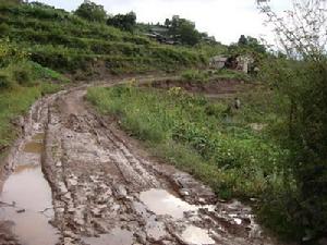 蘭坪白族普米族自治縣河西鄉仁興村進村道路