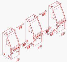 連線固定各個機箱的示意圖
