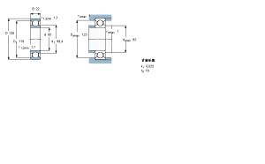 SKF 6017軸承樣本圖