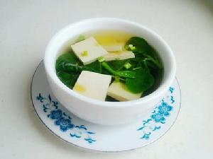 木耳菜豆腐湯