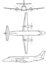 噴氣流41三視圖