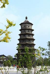 東台西溪海春軒塔高清大圖