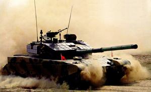中國最新99增強型主戰坦克