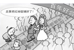 因婚致貧