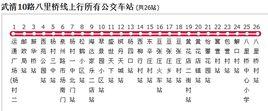 天津公交武清10路八里橋線