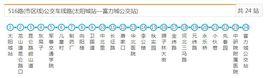 天津公交516路市區