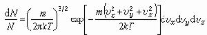 麥克斯韋速度分布律