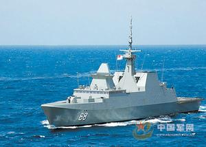 （圖）新加坡“可畏”號飛彈護衛艦