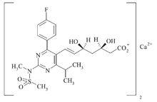 瑞舒伐他汀鈣結構式