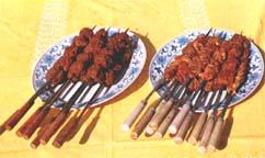 維吾爾族烤羊肉串