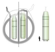 凱旋級可兼容M45和M51飛彈（從左至右依次為M45、M51、三叉戟）