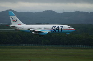 薩哈林航空的波音737-205客機