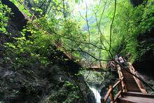 萬盛黑山谷風景