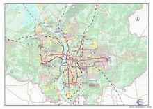 長沙市軌道交通建設規劃（2016-2022年）方案圖　