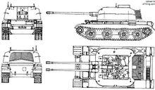 ZSU-57-2 四面圖