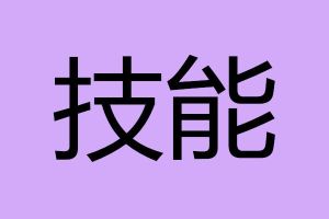 技能[漢語詞語]