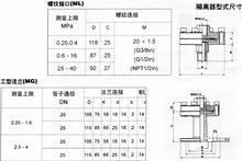 法蘭隔膜式壓力表