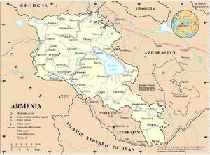 亞美尼亞地圖