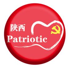 陝西省愛國主義志願者協會徽標和會旗