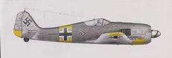 任JG54第2大隊大隊長時的Fw190 A-6座機