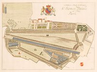18世紀的聖詹姆士宮平面圖。