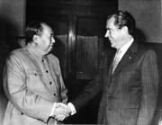 毛澤東和尼克森在1972年2月29日歷史性會面